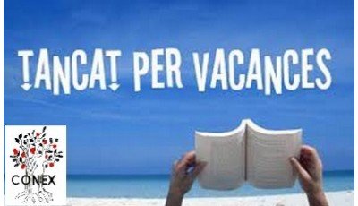 Tancat per vacances 