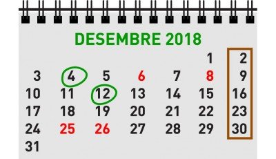 calendar Desembre