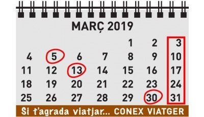 Calendari MARÇ