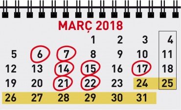 Agenda març